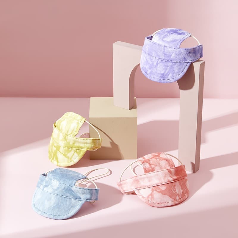 Chapéu Protecção solar colorida Ajustável Para Cachorro Gatos Ou Outros Pets