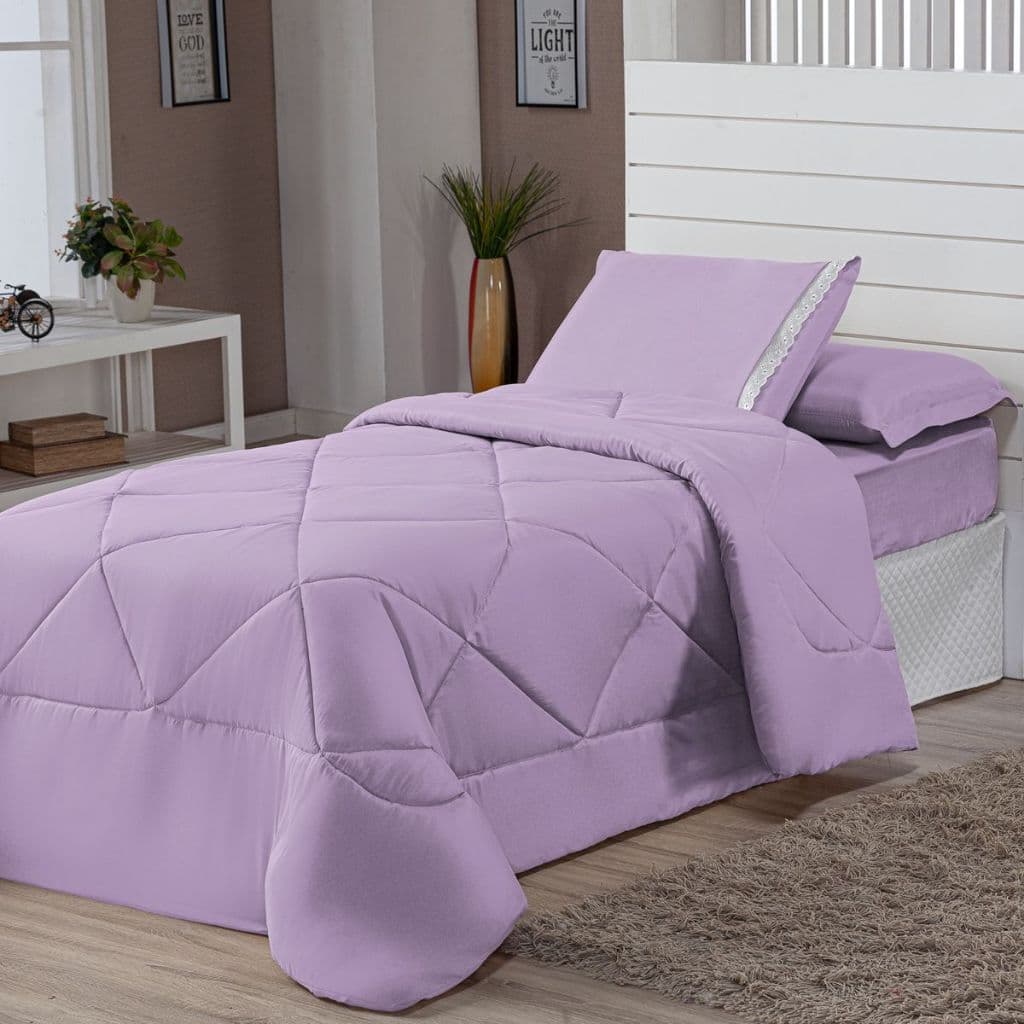 Edredons Solteiro Inverno 04 Peças Ternura Infantil Barato