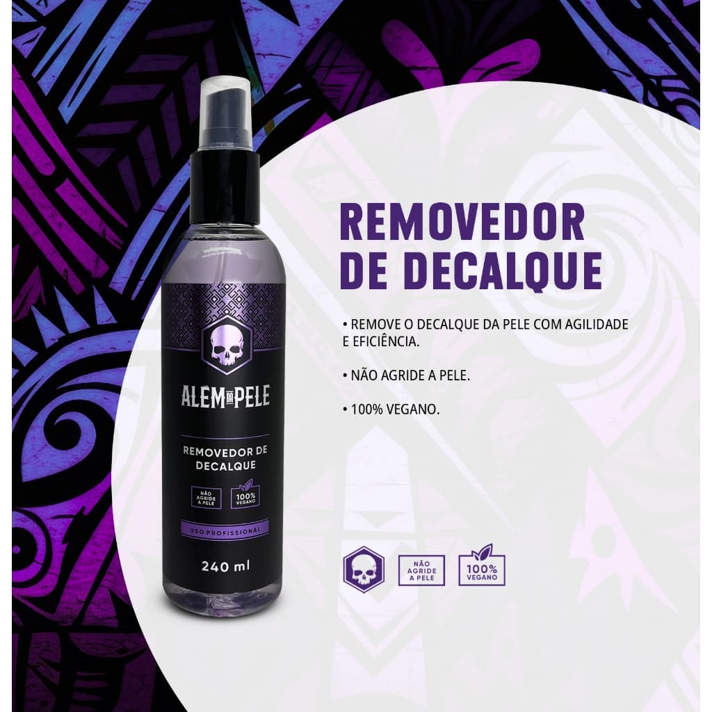 Removedor de decalque de Tatuagem Além da Pele Tattoo 240ml