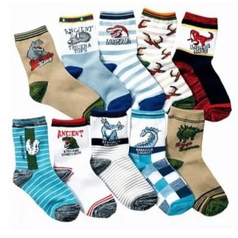 Kit Pares de Meias Masculino Infantil Menino Estampadas