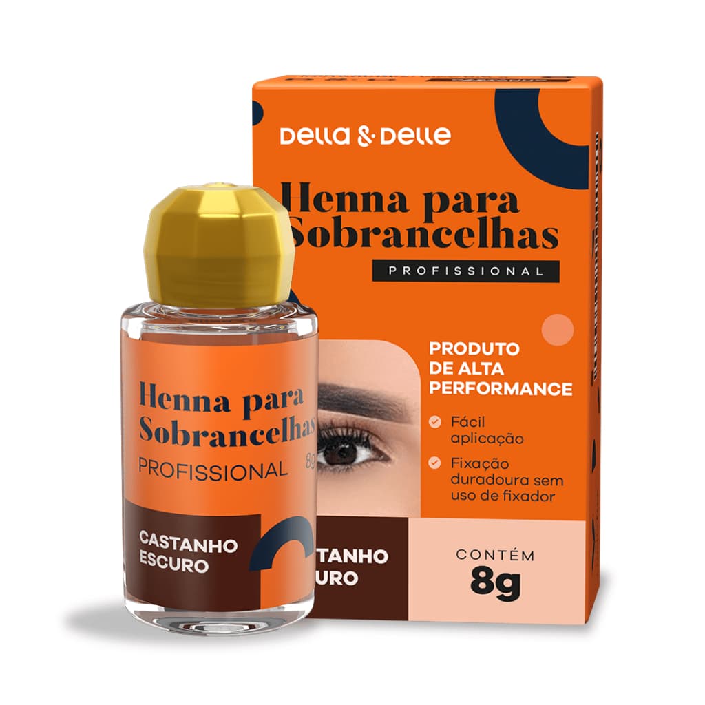 Henna para Sobrancelhas Della & Delle -  8g