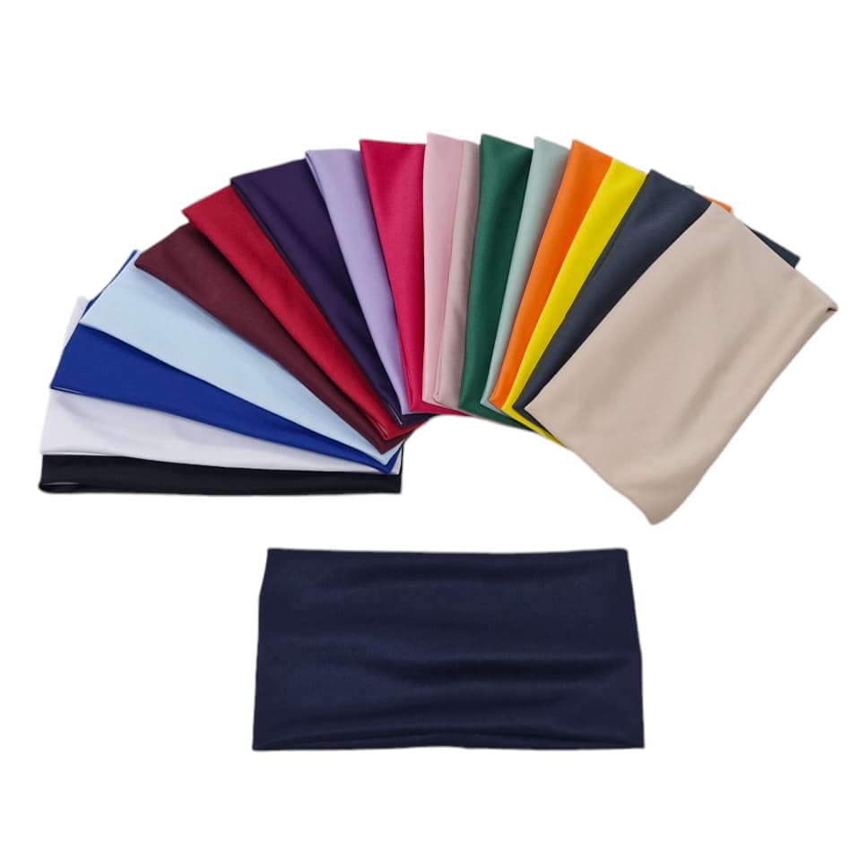 Faixa de Cabelo Super Larga 12 Cm Diversas Cores