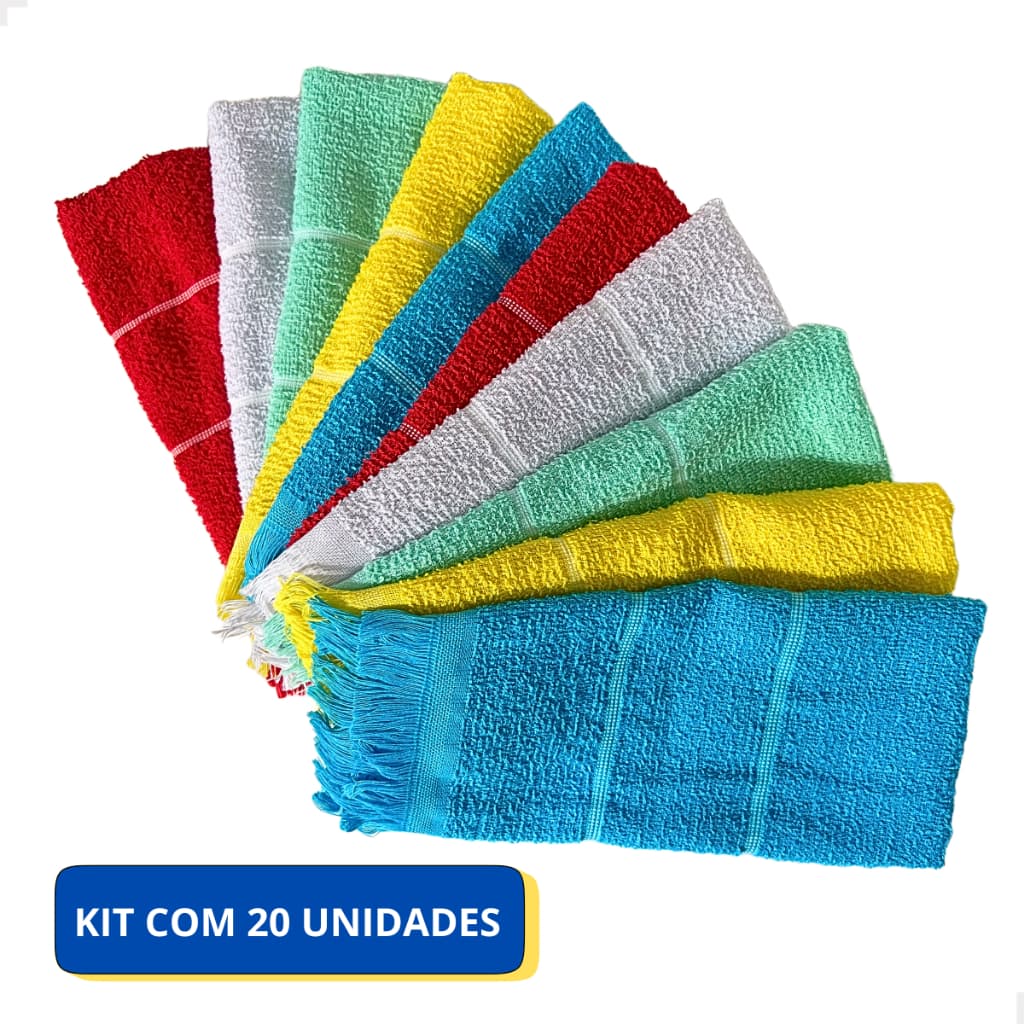 Kit Toalhinhas De Mão Boca Rosto Social Escolar Academia Toalha Para Bordar