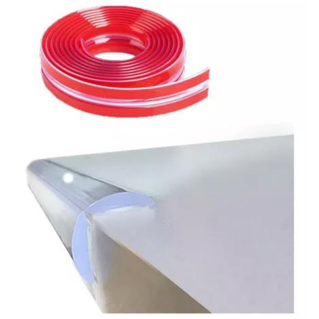 protetor de quina e canto de moveis em silicone transparente bebe