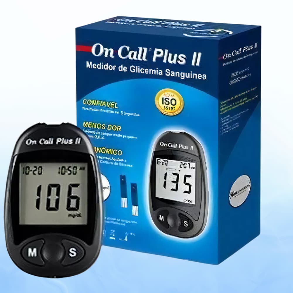 Medidor De Glicemia Glicose Glicosímetro - On Call Plus II
