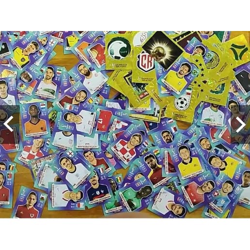 80 Figurinhas da Copa 2022  sem Ecolha e sem repetições
