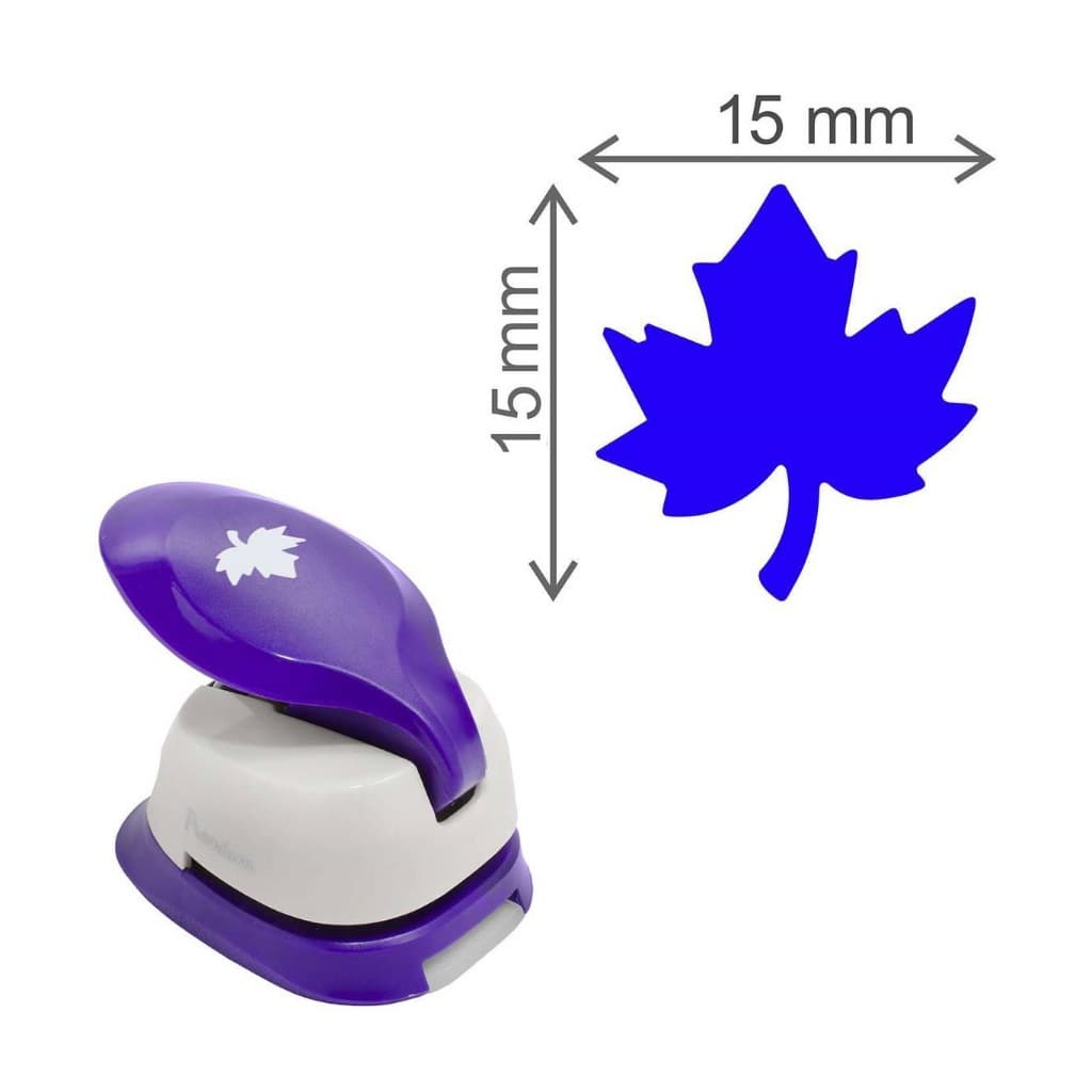 Furador Scrapbook Papel E Eva Folha de Uva 1,5cm - Toke e Crie