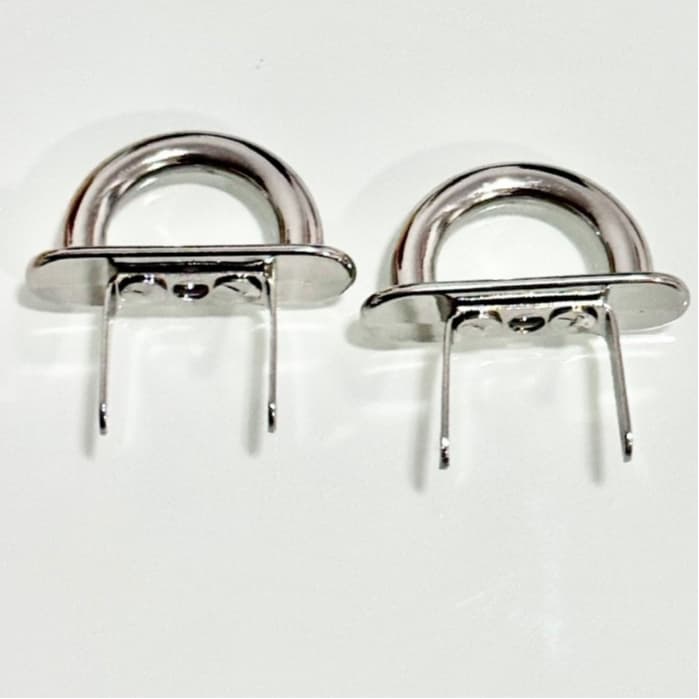 Porta Alça de Metal Para Bolsas 20mm - Kit 2 Unidades
