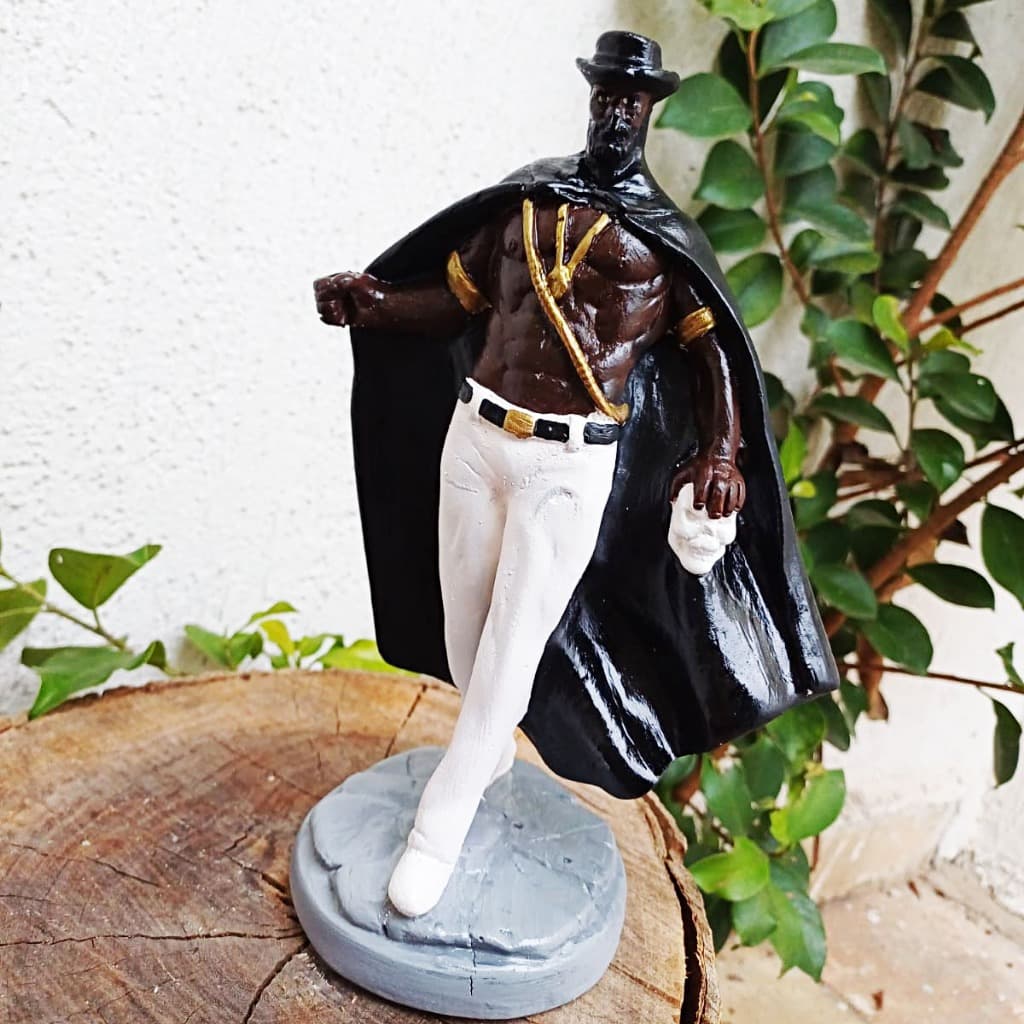 Imagem Exu Tranca Ruas / Tranca Ruas Das Almas / Tranca rua 7 encruzilhadas 23cm Imagem Umbanda