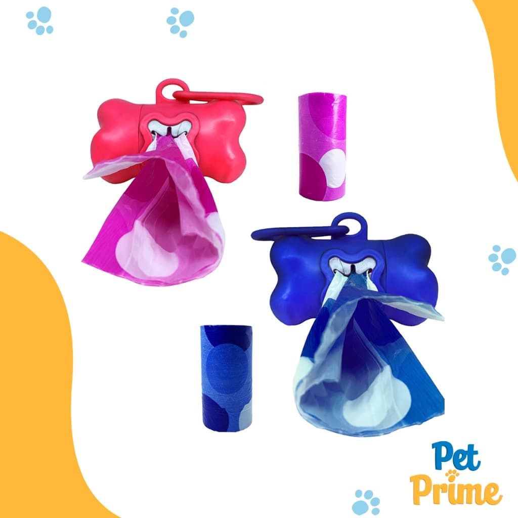 Cata Caca para Cachorro e Porta Rolos 40 Saquinhos Savana Pet