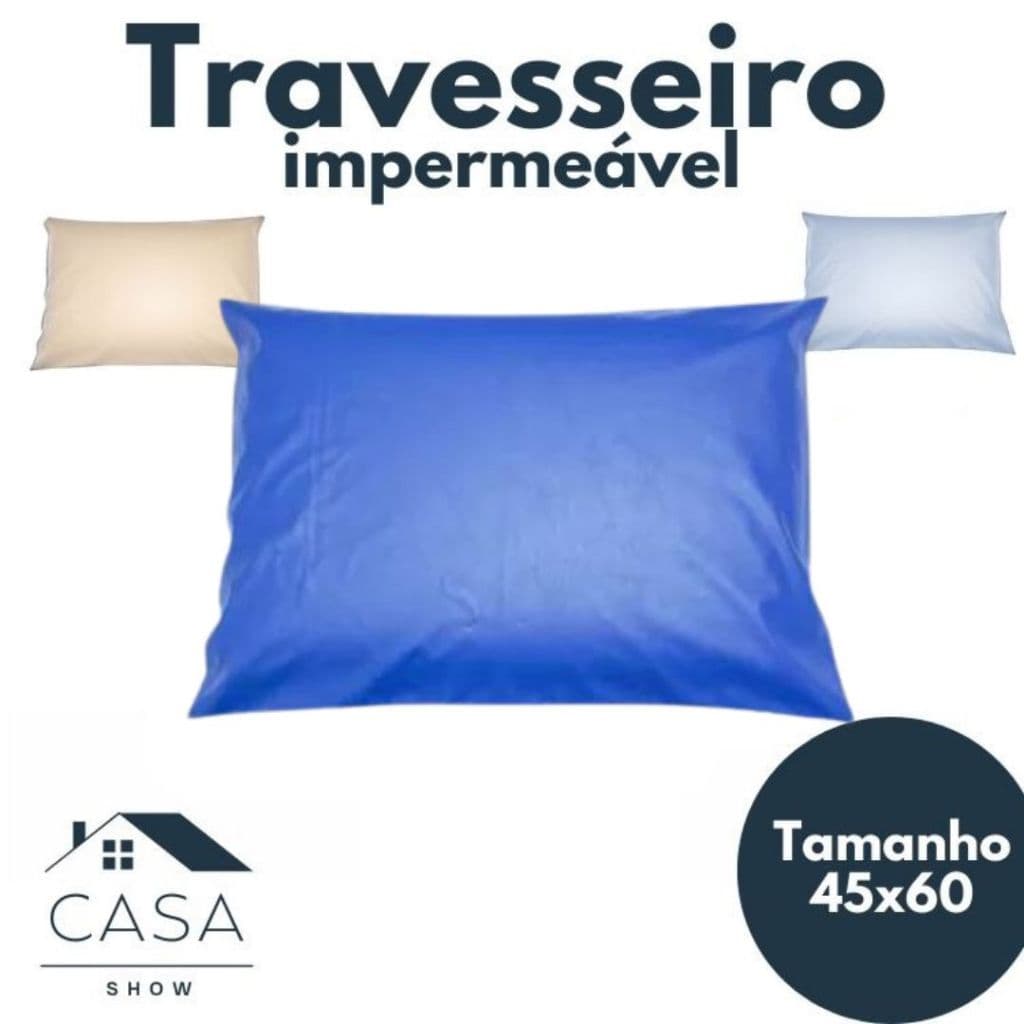 Travesseiro Impermeável Com Hospitalar 45x60cm