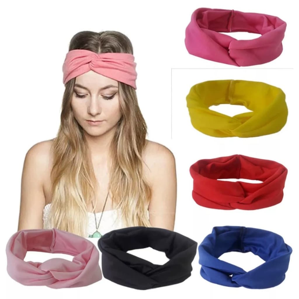 Turbante Preto Colorido Faixa Pra Cabelo Com Nó  Isabela Cumplices de Um Resgate