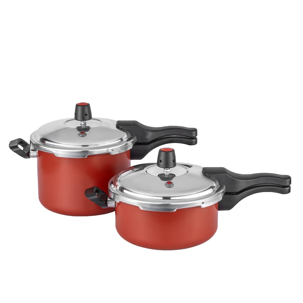 Panelas De Pressão Kit com 2 Unidades 4,5 Litros E 3 Litros Antiaderente