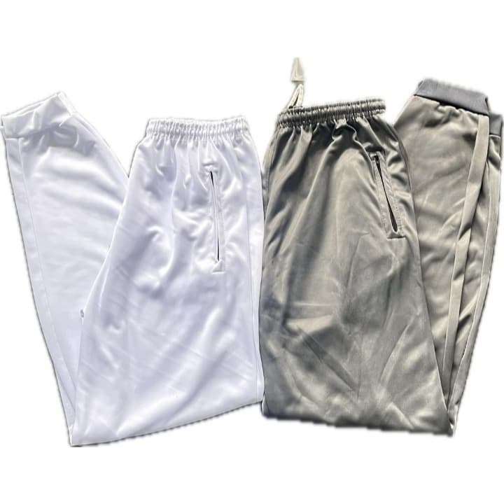 KIT COM 2 CALÇAS CASUAL FIT - COM BOLSO E ZÍPER - CORES E TAMANHOS SORTIDOS - NOVO ESTILO.