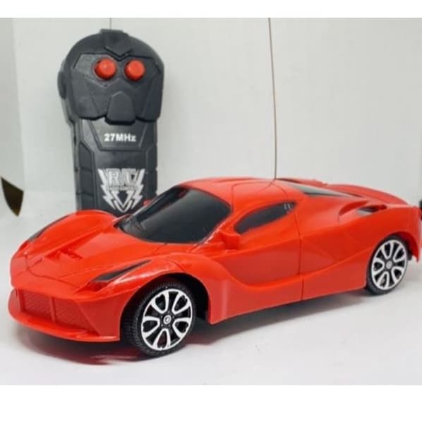 Carrinho de Controle Remoto Sem Fio com 3 funçoes Ferrari Lamborghini  Vermelho Amarelo