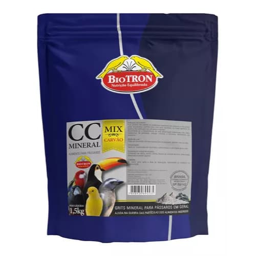 Biotron CC Mineral Mix Com Carvão 1,5kg