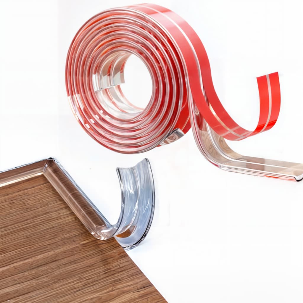 Fita Adesiva Protetor de Quina Borda Silicone Berço Móveis Mesas cantos