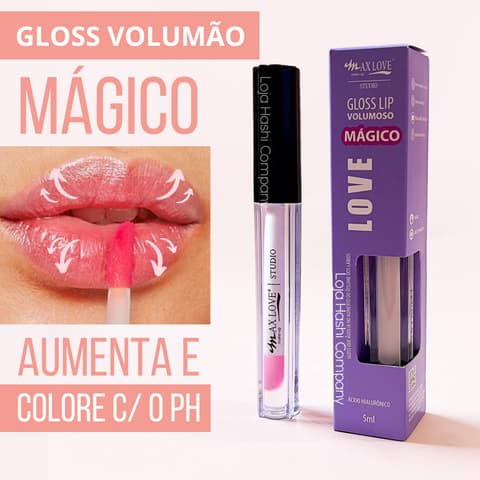 Gloss Lip  Mágico Love Max Love