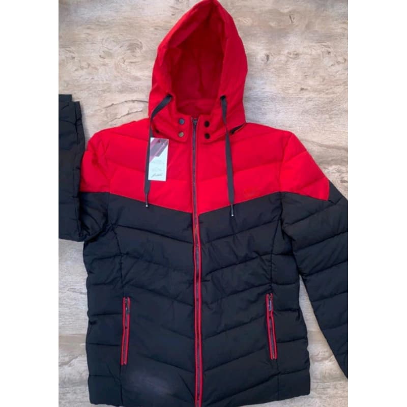 Jaqueta Bobojaco masculino agasalho casaco Nylon forrada com capuz removível