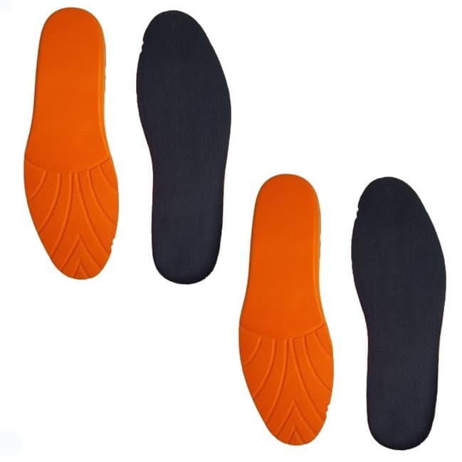 Kit 2 Pares Palmilha PU Anatômica Ortopédica Conforto Tabalho Em Pé Tênis Sapato Coturno