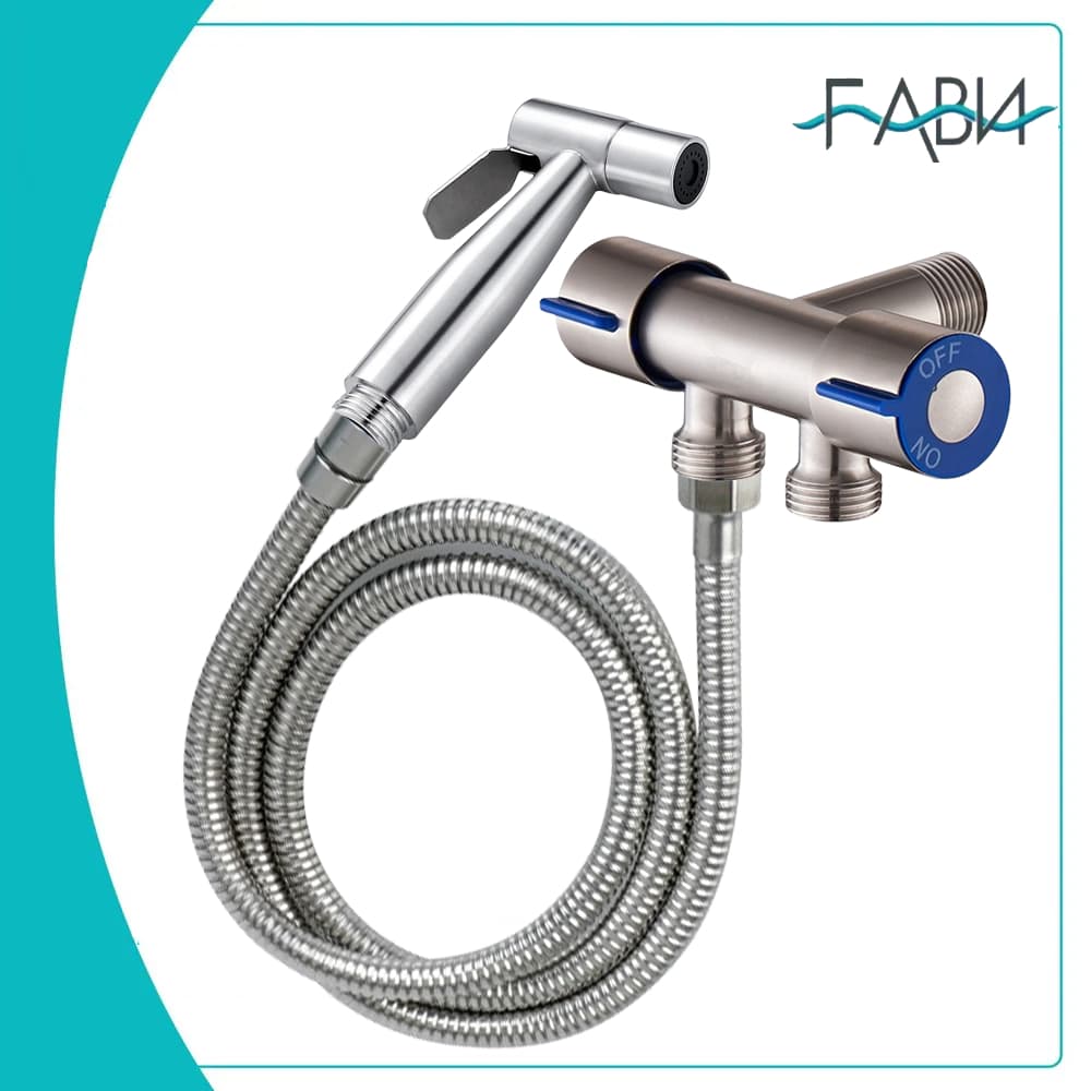 Ducha Higiênica Para Banheiro Acionamento  com 1,2 m de tubulações de água