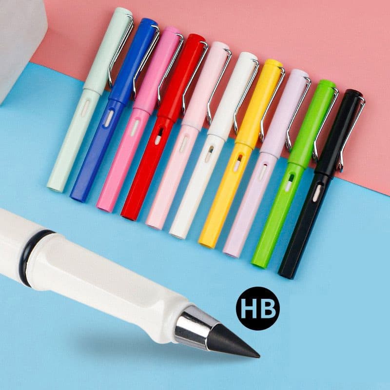 Kit 1/3/6 Unidades Lápis Infinito De Escrita Eterna Criativo Grafite Papelaria Escritório Escola