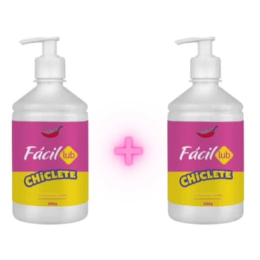 Kit 2 Gel de Massagem Tamanho Grande Chiclete 500ml Chillies