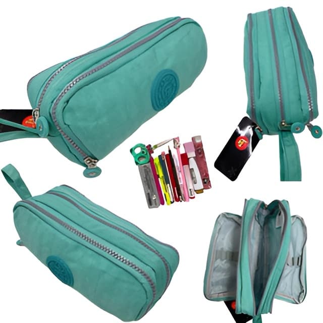 Estojo Escolar 3 Divisores Com Elástico para Lápis e Canetas 6877