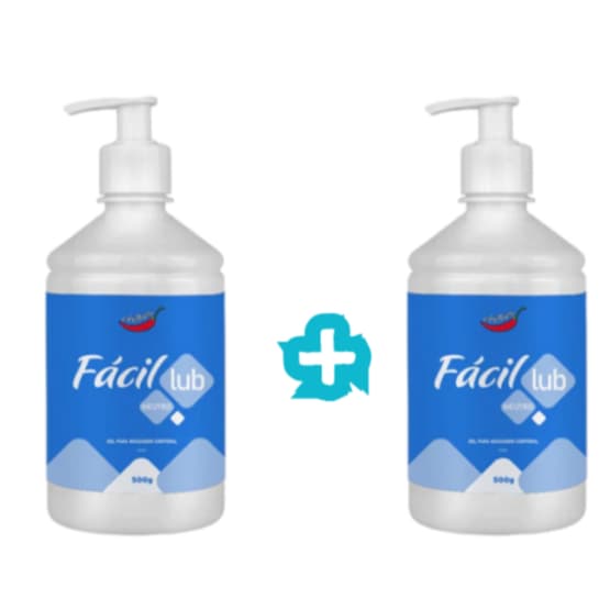 Kit 2 Gel de Massagem Tamanho Grande Neutro 500ml Chillies