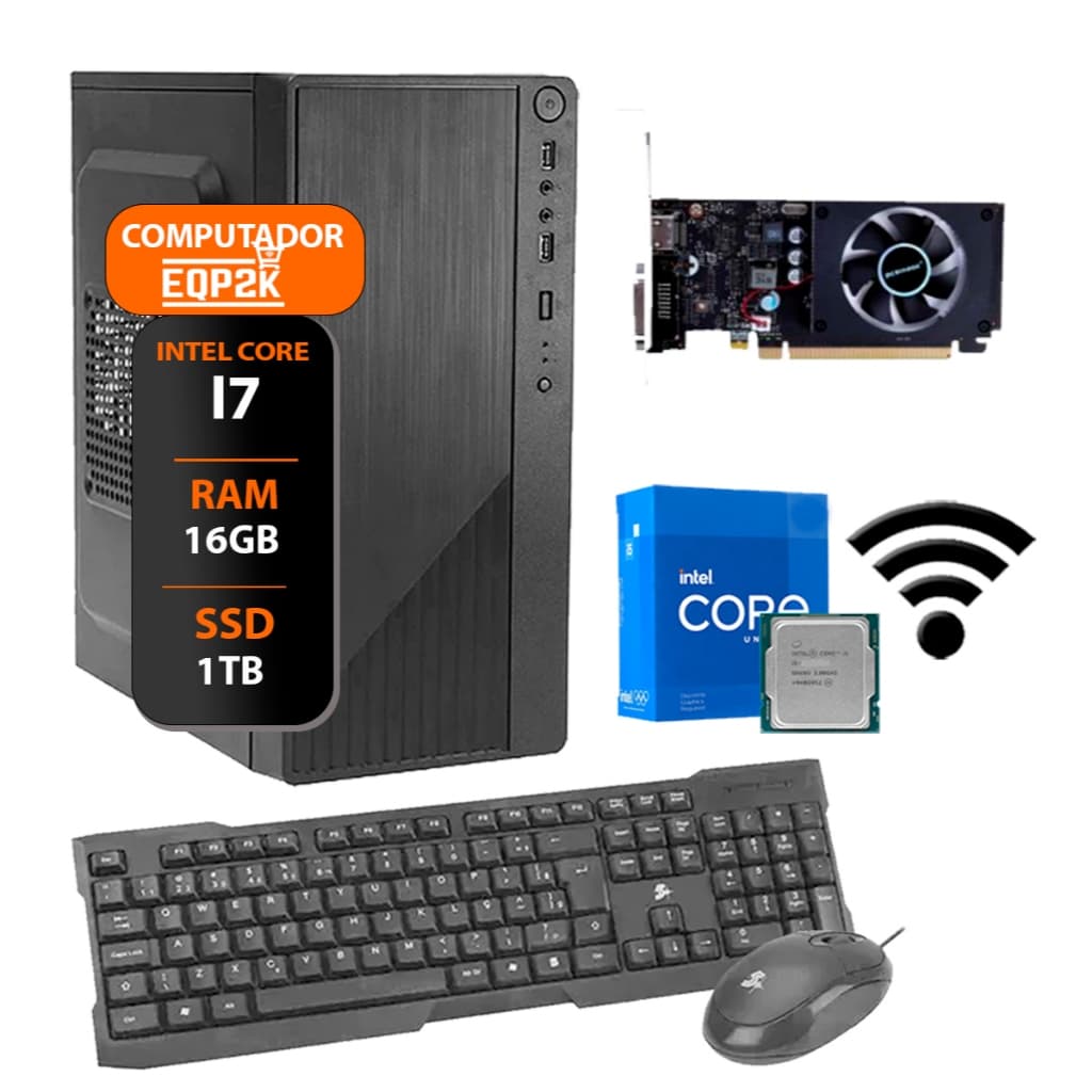 Computador Intel I7 16gb Ssd 1tb Placa Video 2gb