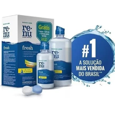 Renu Fresh Solução Multiuso Para Lentes Kit 355ml +120ml