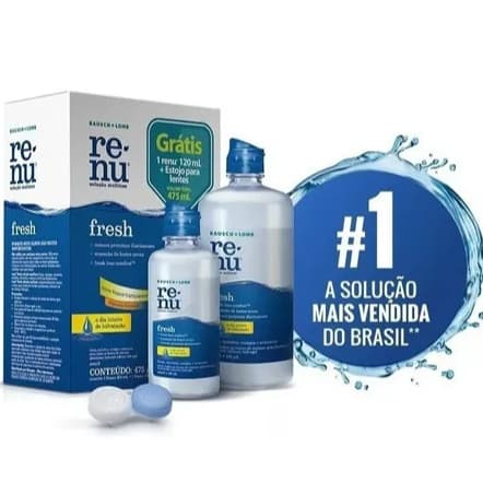 Renu Fresh Solução Multiuso Para Lentes Kit 355ml +120ml