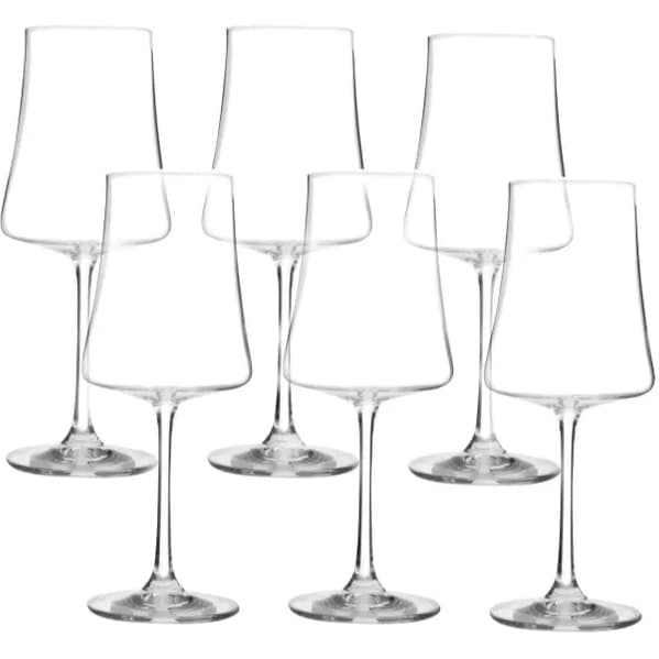 Taças Cristal Vinho 360ml Bohemia 06 Unid - Xtra Titanio