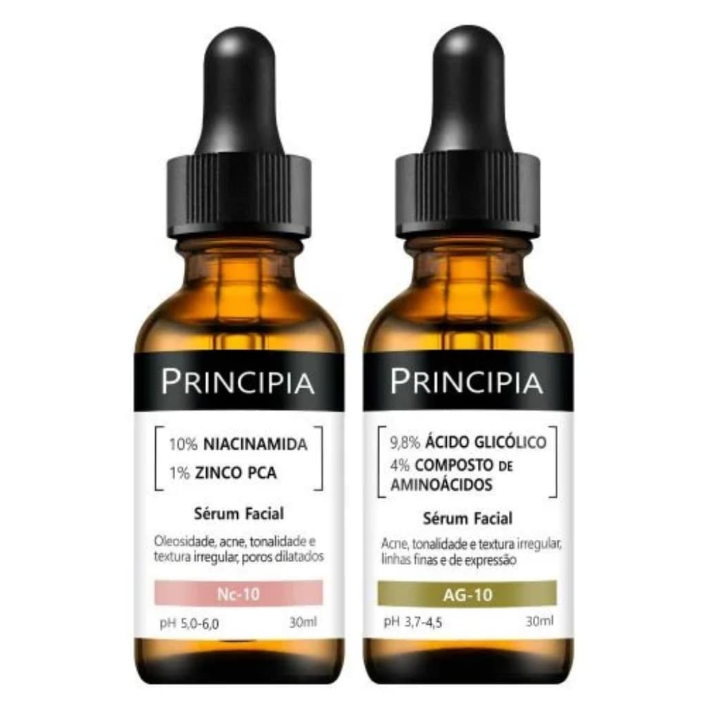 Principia Kit Duplo Niacinamida + Ácido Glicólico