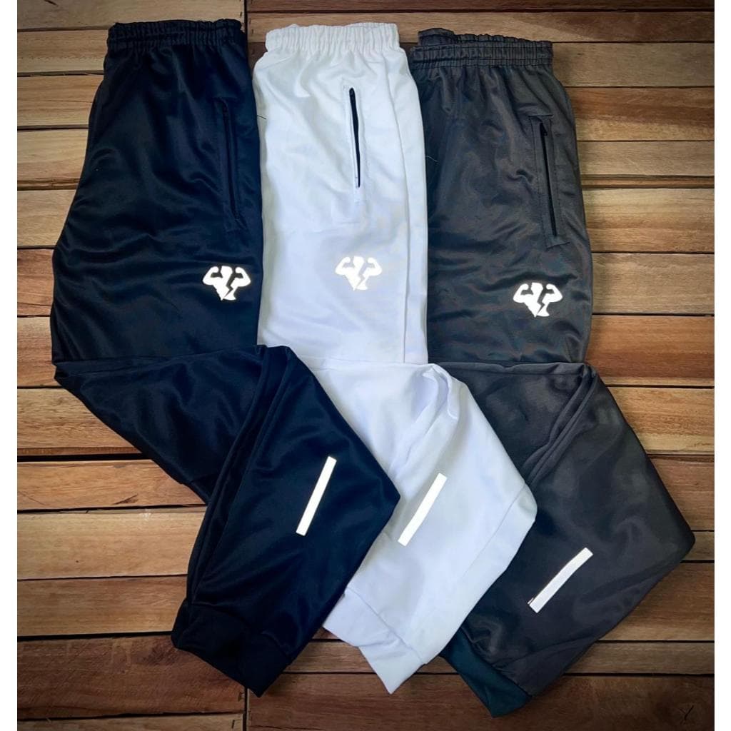 Calças Jogger Masculina - Kit 3Calças - do P ao GG - Ótimas para caminhadas e academia -Totalmente flaneladas com bolso.