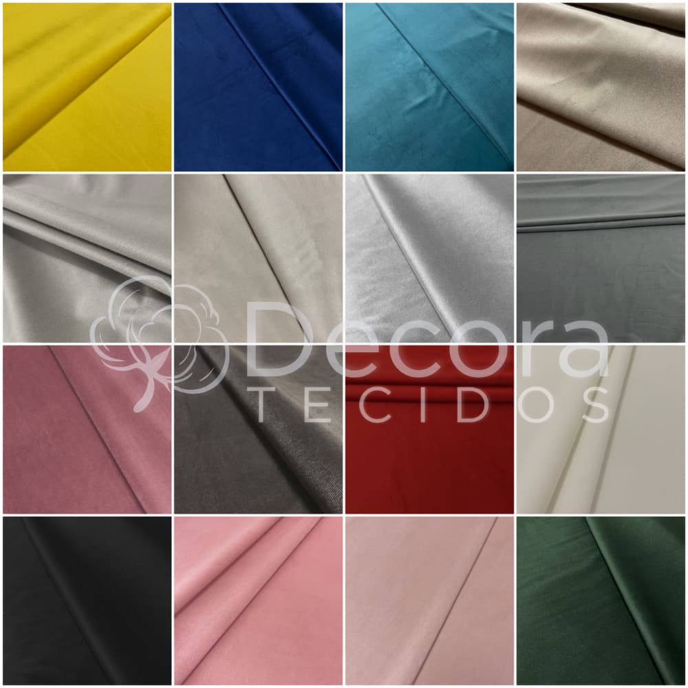 Tecido Suede 6,50m x 1,40m Veludo Paris Para Sofá Cadeira e Cortina - 6,5m