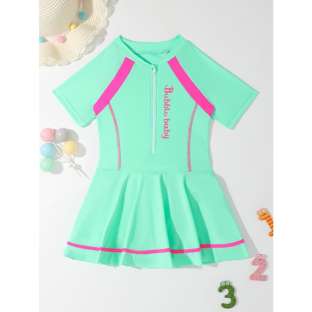 RWX VEST Maiô Infantil com Saia e Proteção UV Conforto e Charme em Cores Vibrantes 2025 I3017