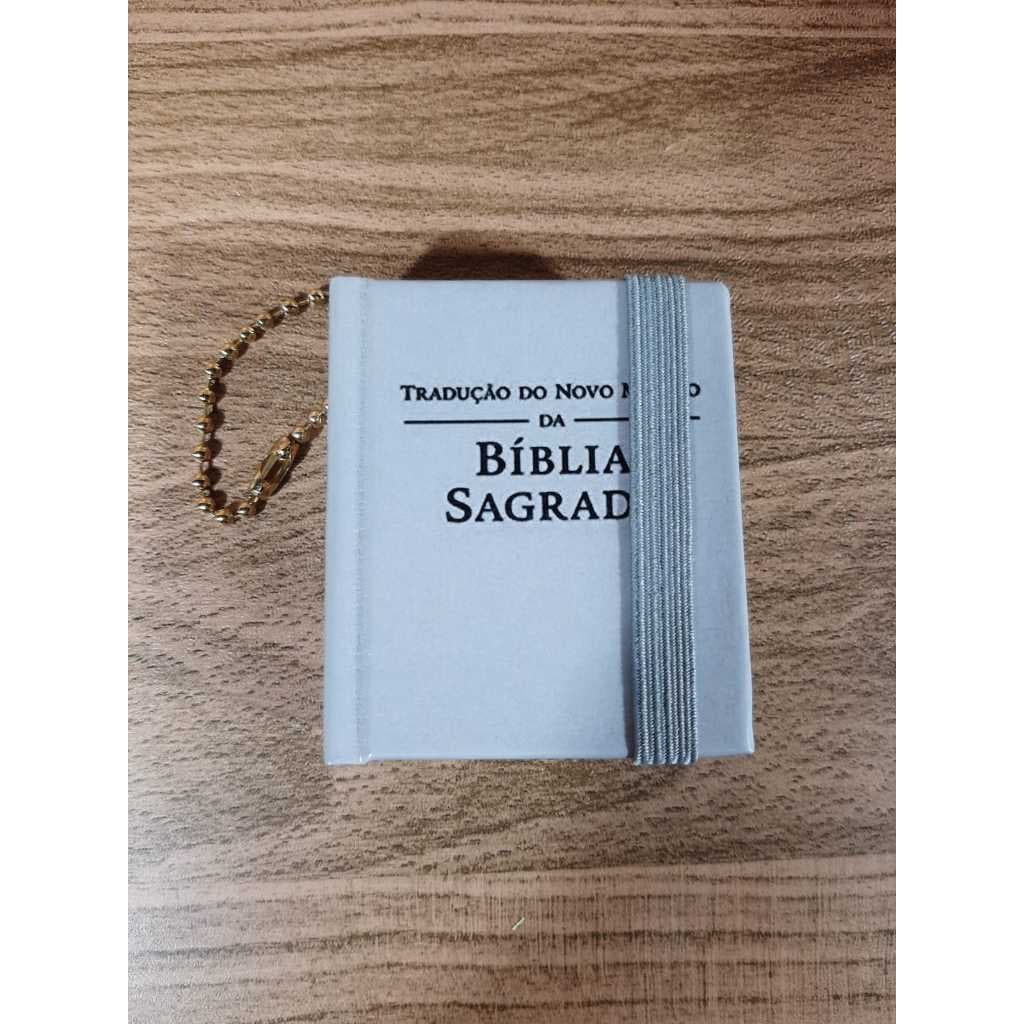 Mini Bíblia post it - brinde JW - Capa dura com bloquinho e elástico, tipo chaveiro, embalado. Linda lembrancinha com aparência da Tradução do Novo Mundo.