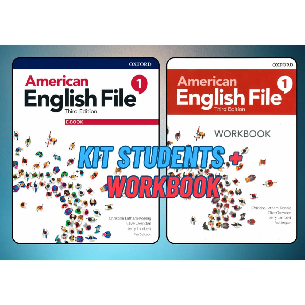 American English File Level 1 third edition  Student book + Workbook