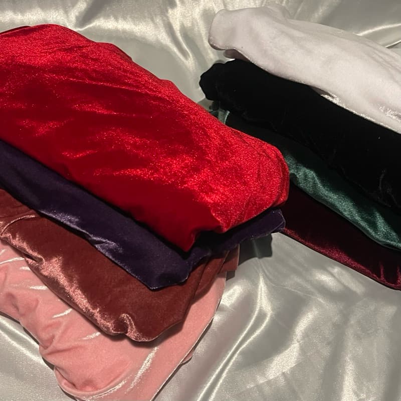 Tecido Veludo Cristal 1 Metro Promoção Veludo Alemão Veludo Premium