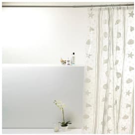 Cortina Box Para Banheiro Pvc Mar 198x180cm - Uzoo