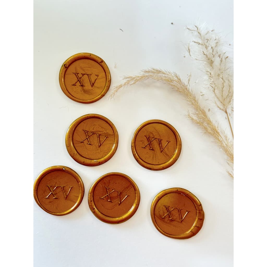 Lacres de cera XV 15 Anos convite de casamento kit 10un - Envio Imediato