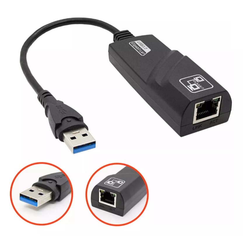 Adaptador Usb Ethernet 2.0 10/100 Pc Notebook