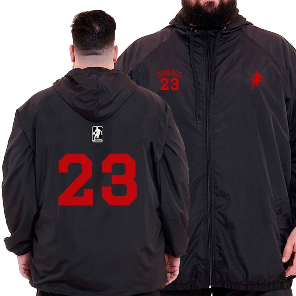 Jaqueta Corta Vento Jogadores Times Basquete Blusa Plus Size Até G5