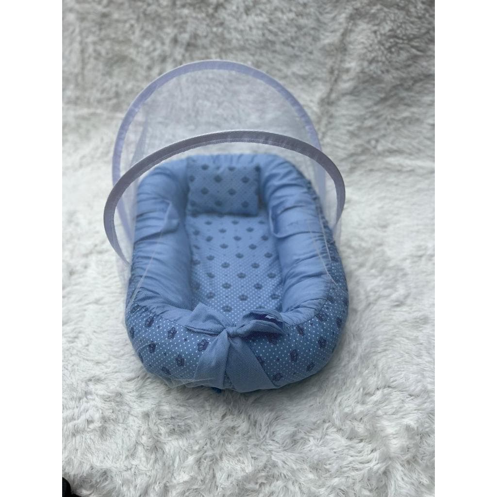 ninho com mosquiteiro menino menina estampas variadas