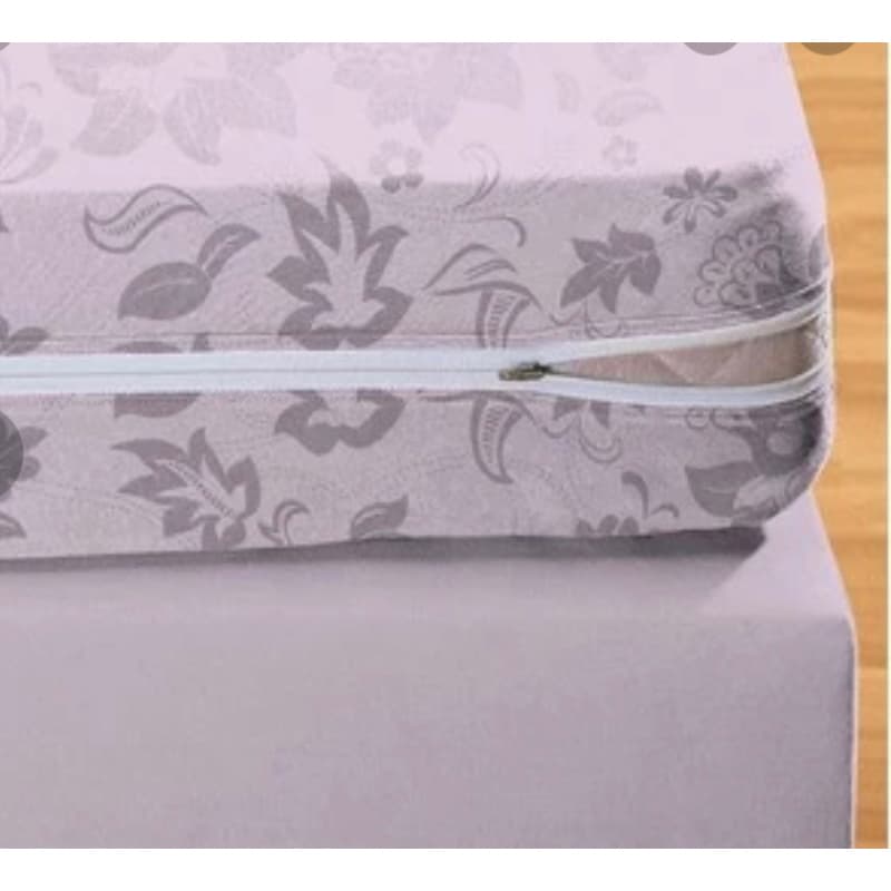 Capa De Colchão Casal Com Ziper Microfibra Estampado