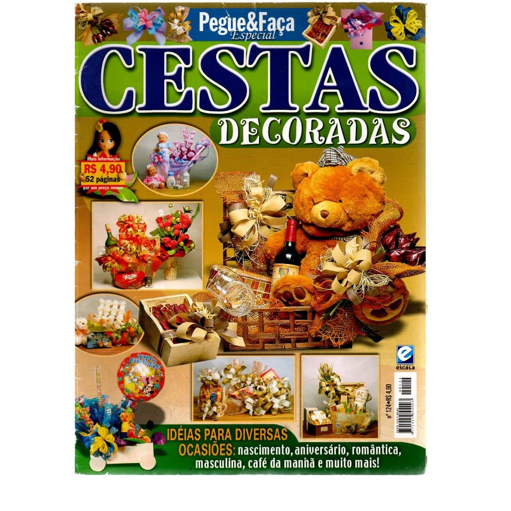 Revista Pegue E Faça, Cestas Decoradas, Nº 124