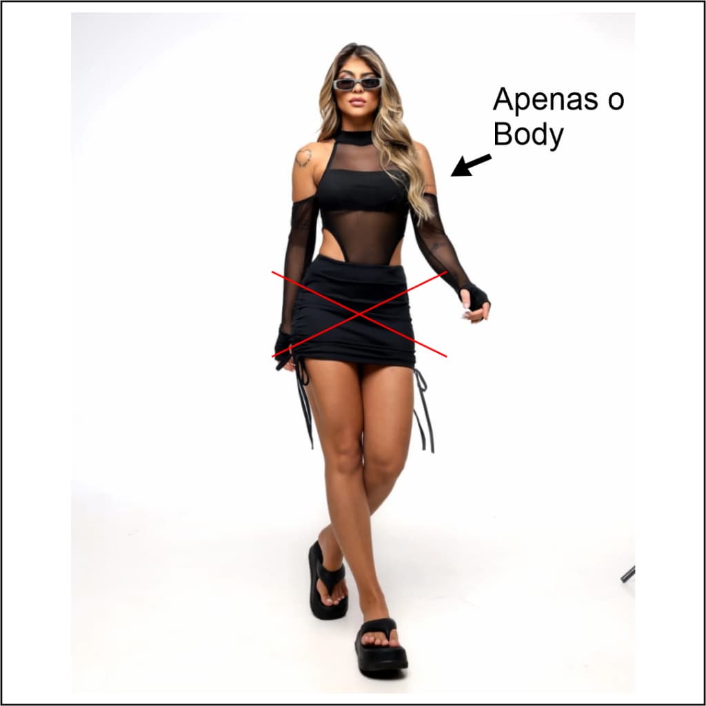 Body Kelly ,body feminino ,, body tule , body manga longa body cavado