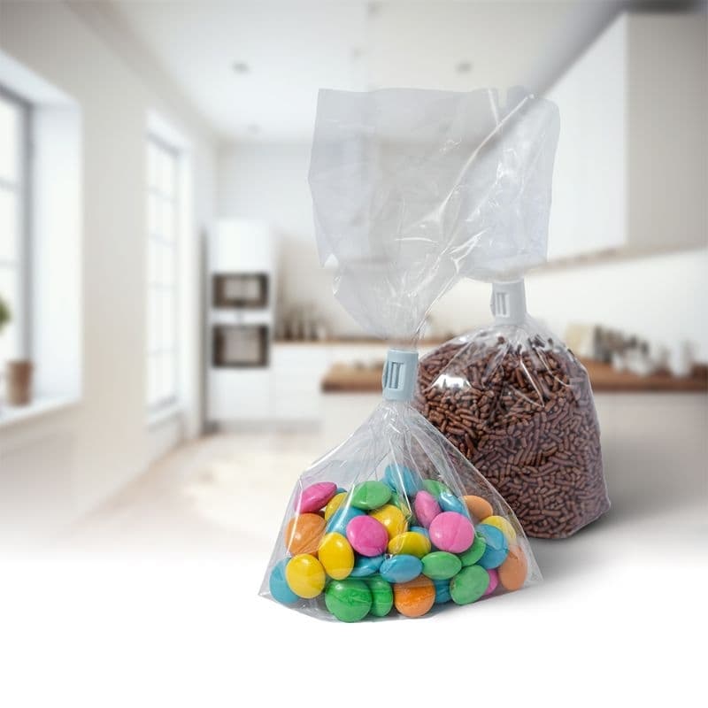 Clip Lacre Saco Fecho para embalagens atacado pacote com mil