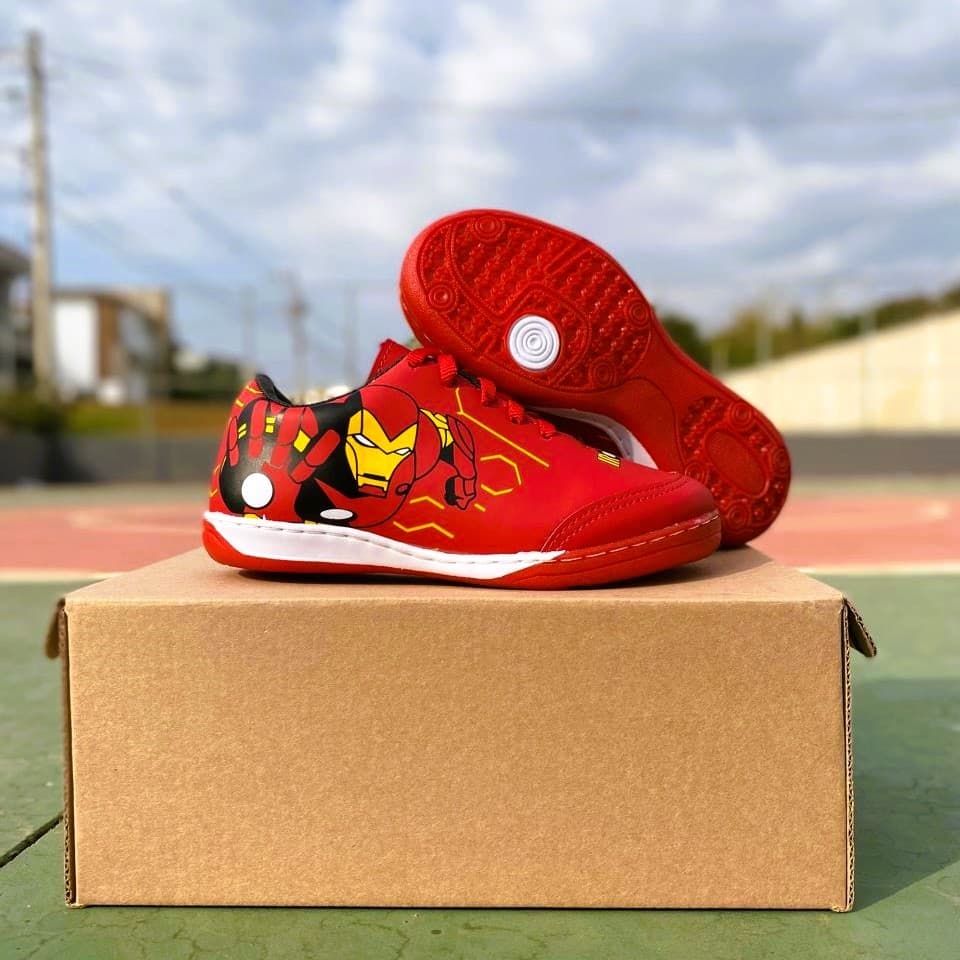 CHUTEIRA SALAO QUADRA FUTSAL INFANTIL BICO REFORÇADO USO DIA A DIA